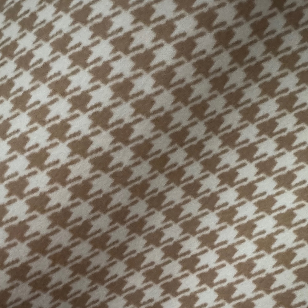 Shelby & Palmer Tan Houndstooth Dress B-1 - Picture 5 of 6